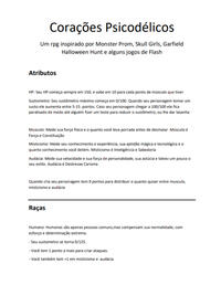 Corações Psicodélicos TTRPG